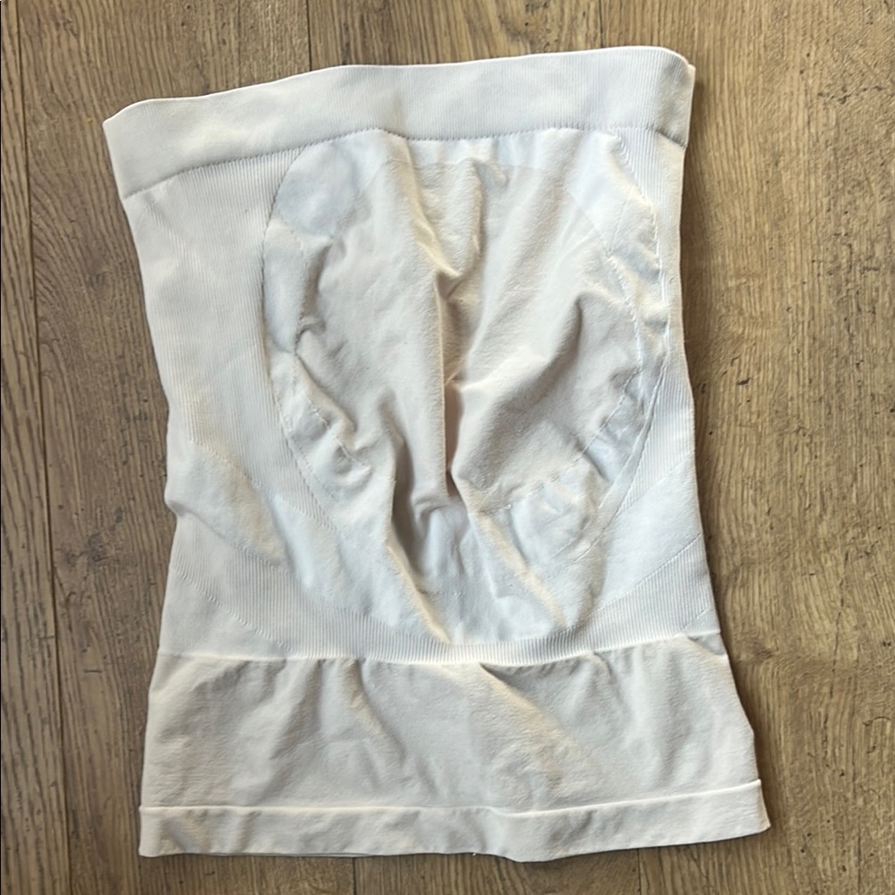 BLANQI Cream Strapless Top